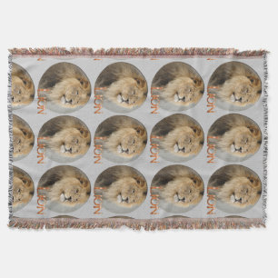 Lion Lover Art Throw Blanket