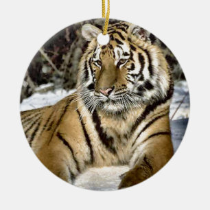 Lion Lovers Art Ceramic Ornament