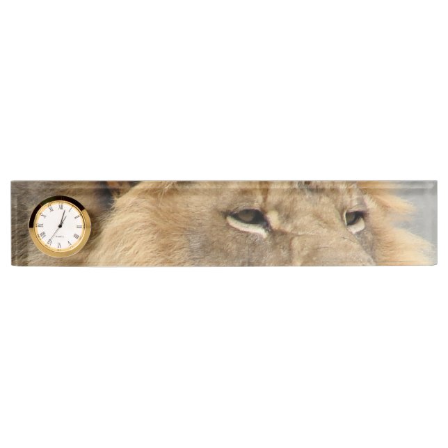 Lion Lovers Art Nameplate (Front)