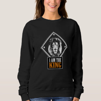 Lion Mane Safari Big Cat Lion Head  1 Sweatshirt