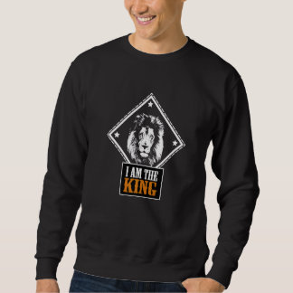 Lion Mane Safari Big Cat Lion Head  1 Sweatshirt