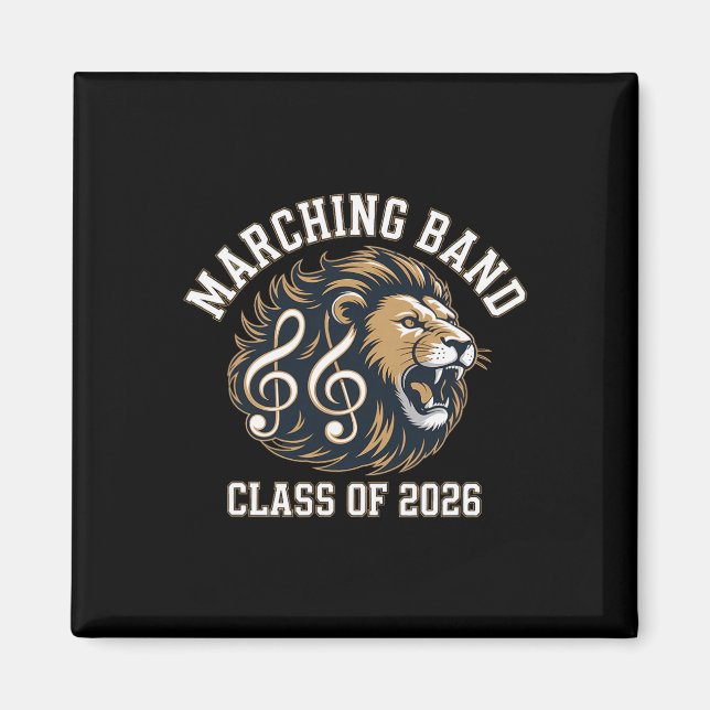 Lion Marching Nd Lion Cl Of 2026  Magnet (Front)