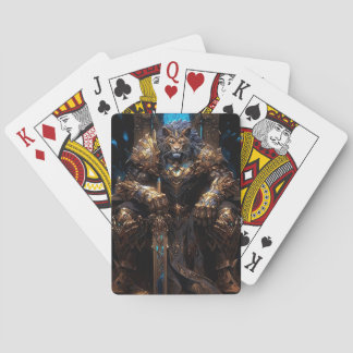 Lion Match  Playing Cards