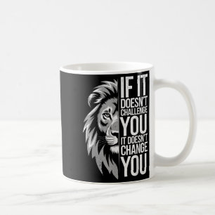 Lion Mindset Motivational Quote For Gym Workout An Coffee Mug
