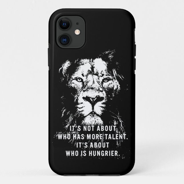 Lion - Motivational Words - Inspirational Case-Mate iPhone Case (Back)