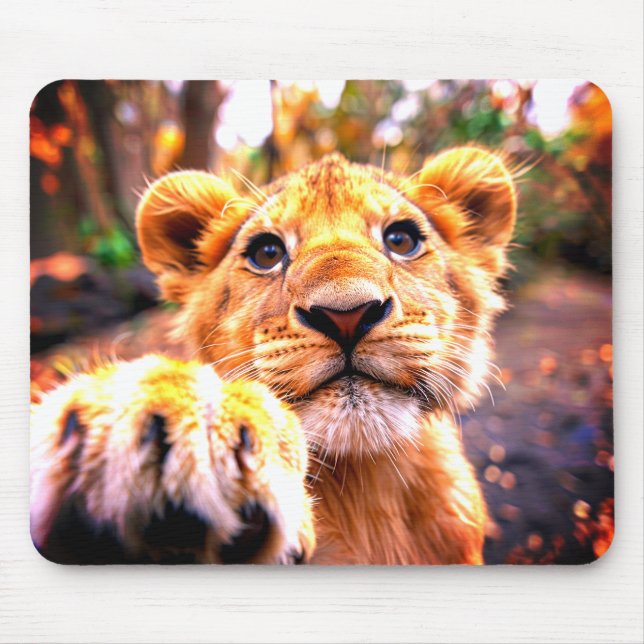 Lion Mouse Pad (Front)