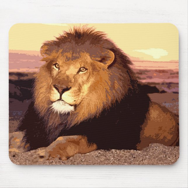 Lion Mouse Pad (Front)