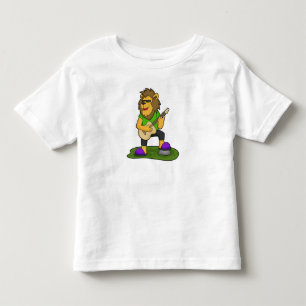 Lion Musician Guitar Music Toddler T-shirt