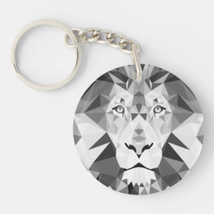 Lion noir et blanc