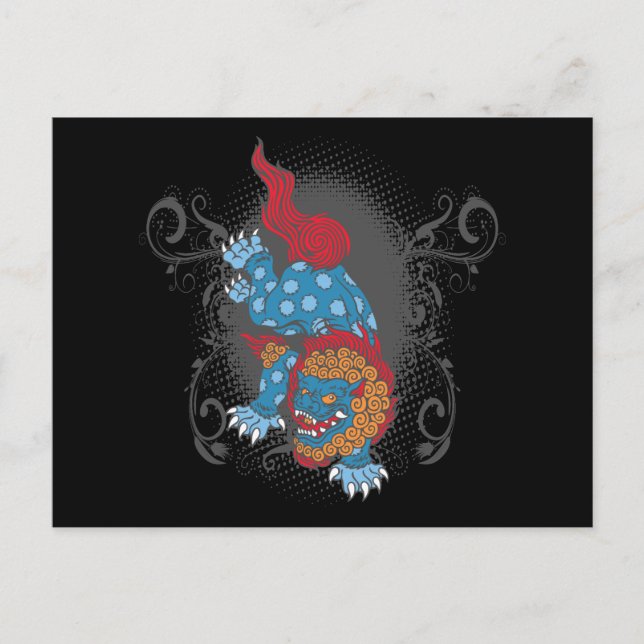 Lion of Buddha Postcard (Front)