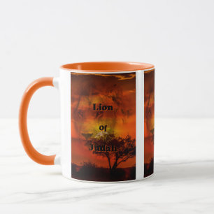 Lion Of Judah Bible Quote Two-Tone Mug