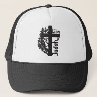 Lion of Judah Bold Faith & Strength Christian Trucker Hat