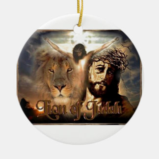 Lion of Judah Ceramic Ornament