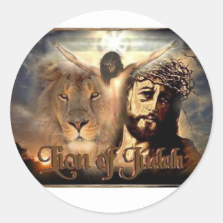 Lion of Judah Classic Round Sticker