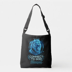 Lion Of Judah Connect To God Catholic Conservative Crossbody Bag