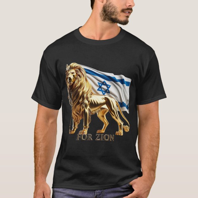 Lion of Judah, Defender of Zion T-Shirt (Front)