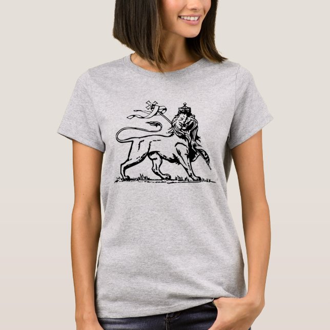 Lion of Judah - Ethiopia - Reggae - Rasta shirt (Front)