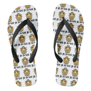 Lion Of Judah Faith Based All-Over Unisex Flip Flops