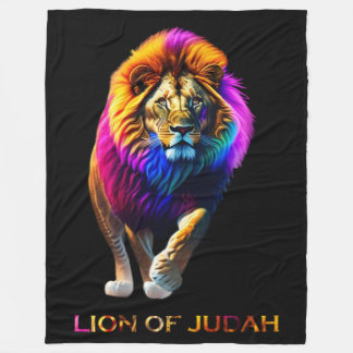 Lion of Judah Fleece Blanket