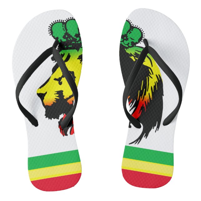 Lion of Judah Flip Flops (Footbed)