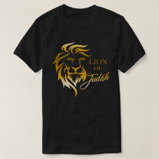 Lion of Judah Golden Yellow Christian Evangelical T-Shirt