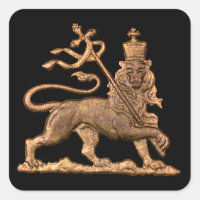Lion of Judah - Haile Selassie - Jah Rasta Sticker
