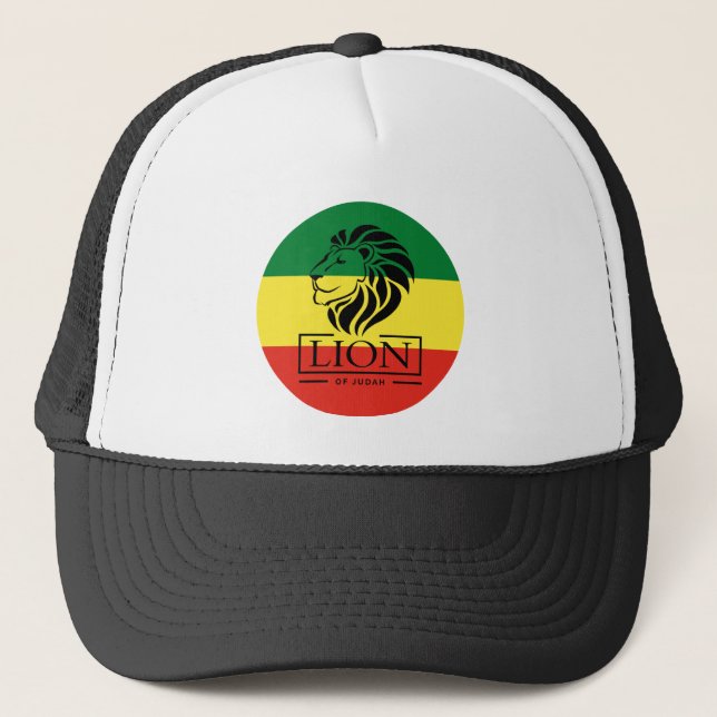 Lion of Judah - Haile Selassie - Trucker Cap (Front)