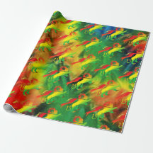 Lion of Judah in Rasta colors, tie dye background