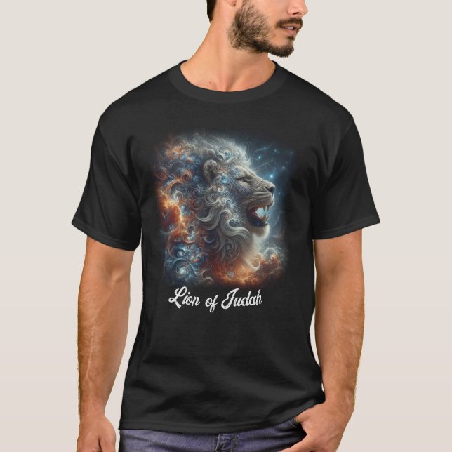 Lion of Judah in Warm Colours T-Shirt (Front)