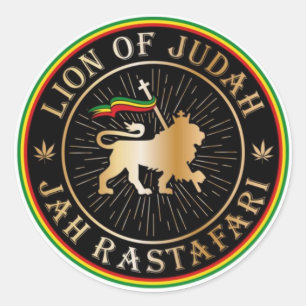 Lion of Judah - Jah Rastafari - Autocollants