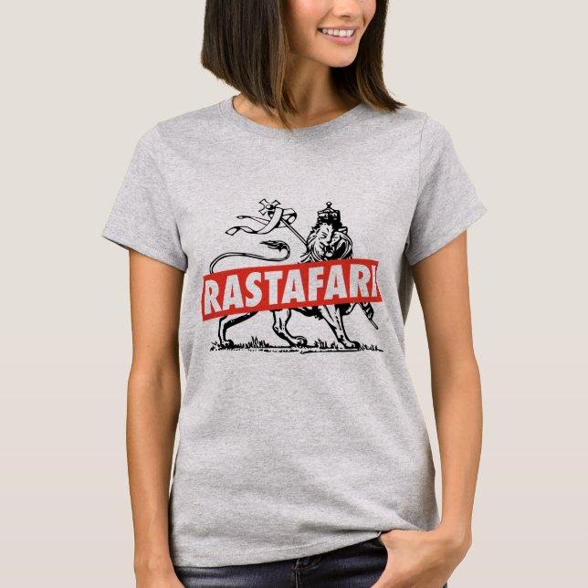Lion of Judah Jah Rastafari Empress Rasta Shirt (Front)
