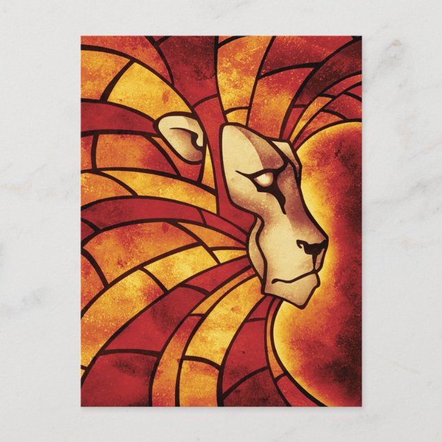 Lion of Judah - Jah Rastafari - Postcard (Front)