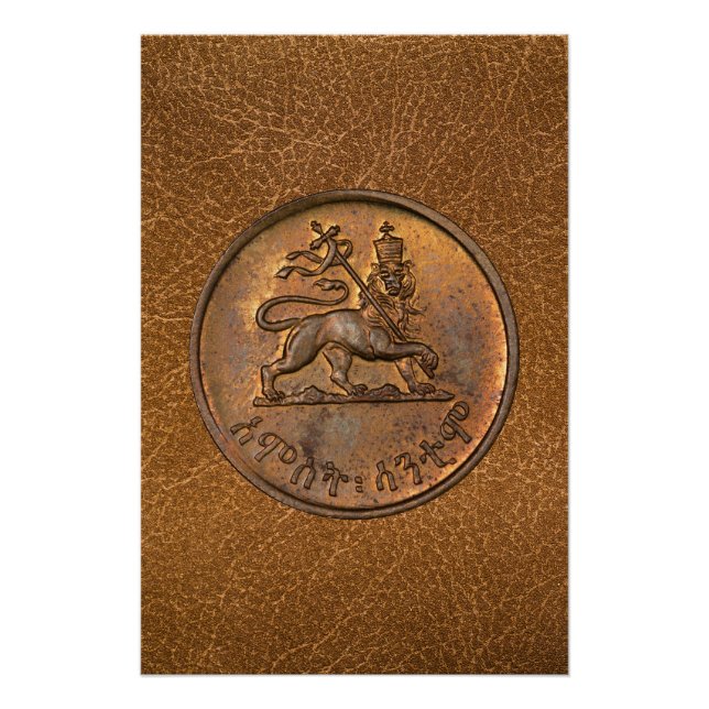 Lion of Judah Jah Rastafari Reggae Roots Poster (Front)