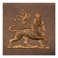 Lion of Judah Jah Rastafari Reggae Roots Poster