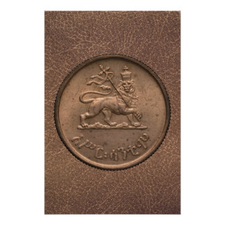 Lion of Judah Jah Rastafari Reggae Roots Poster