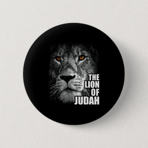 Lion Of Judah Jesus Christian Faith Over Fear 2 Inch Round Button