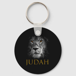 Lion Of Judah Jesus Christian Faith Over Fear Prem Keychain