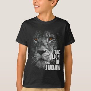 Lion Of Judah Jesus Christian Faith Over Fear Prem T-Shirt
