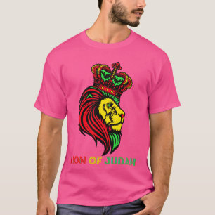 Lion Of Judah Jesus Kings Of The Jungle Lions Leo  T-Shirt