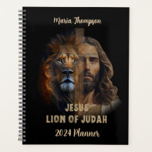 Lion Of Judah Personalized Custom Text Planner
