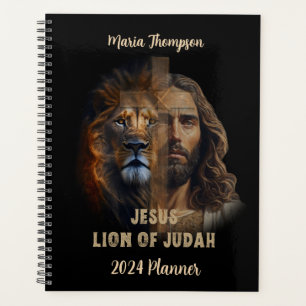 Lion Of Judah Personnalisé Planificateur De Texte 