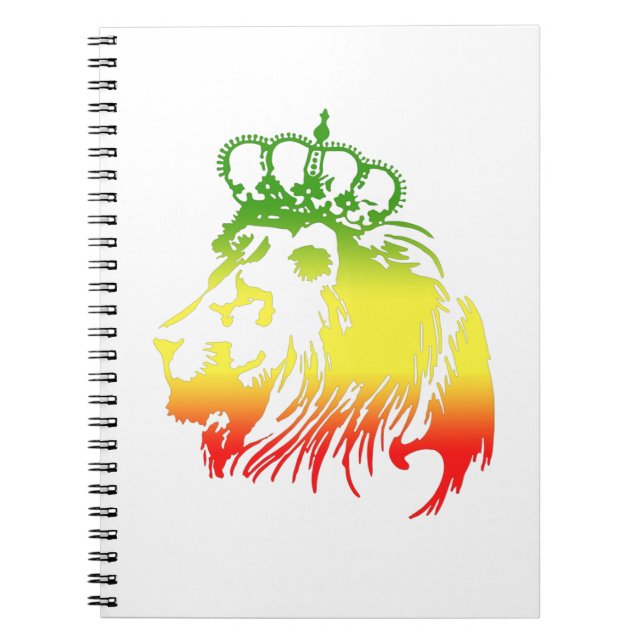 Lion of Judah -  Rasta Notebook (Front)