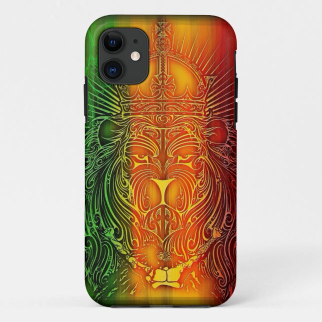 Lion of Judah RGG Case-Mate iPhone Case (Back)