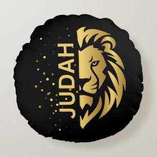 Lion of Judah Round Pillow