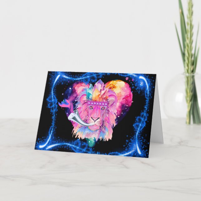 Lion Of Judah Triumphs Greeting Card (Front)