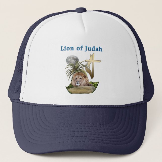 Lion of Judah Trucker Hat (Front)