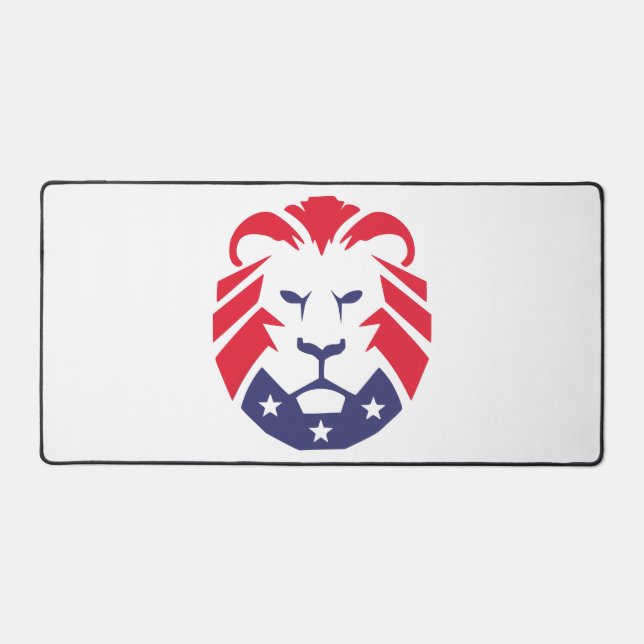 Lion of Patriots Desk Mat (Front)