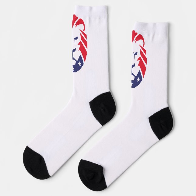 Lion of Patriots Socks (Left)
