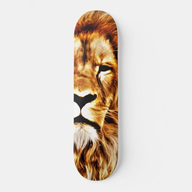Lion of Royal Standing Skateboard (Front)