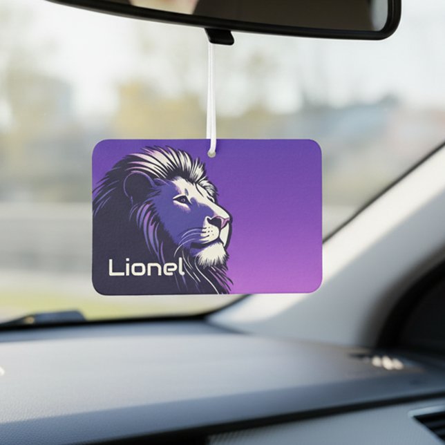 Lion of the 80's Personalized Air Freshener (Creator Uploaded)